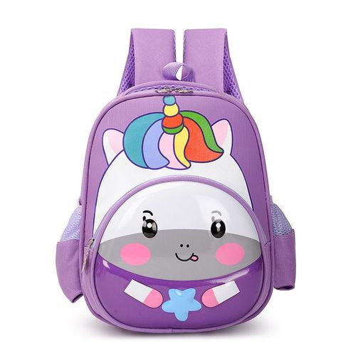 Sac à Dos D'École Maternelle Pour Garçon Et Fille Motif Tridimensionnel De Dessin Animé Coque Rigide Imperméable Lapin