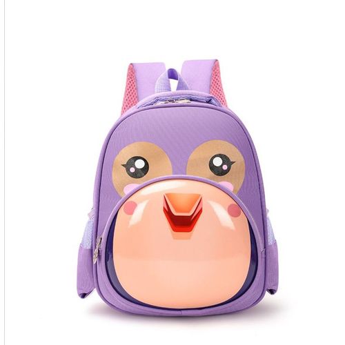 Sac à Dos D'École Maternelle Pour Garçon Et Fille Motif Tridimensionnel De Dessin Animé Coque Rigide Imperméable Lapin