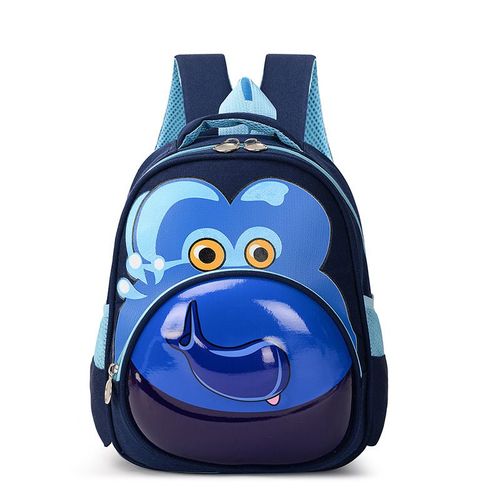Sac à Dos D'École Maternelle Pour Garçon Et Fille Motif Tridimensionnel De Dessin Animé Coque Rigide Imperméable Lapin