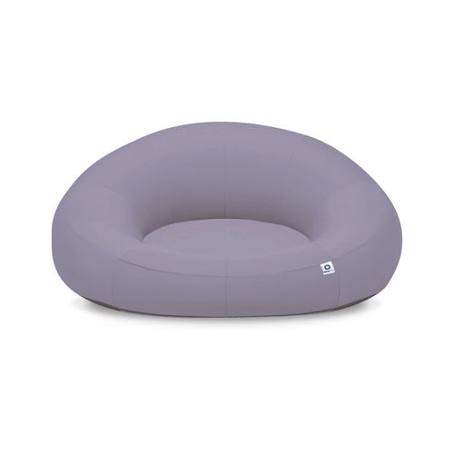 Pouf Xxl Flottant Pour Piscine 140x120x60 Cm Gris Galet