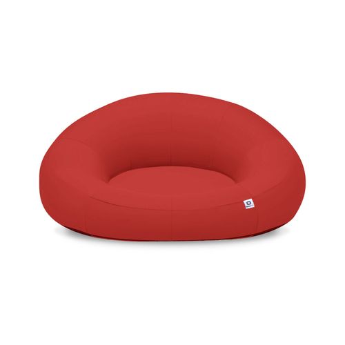 Pouf Xxl Flottant Pour Piscine 140x120x60 Cm Rouge