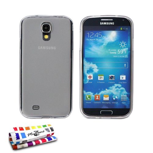 Coque Case Samsung Galaxy S4 Glossy Hybrid Transparent Silicone Souple (Tpu)