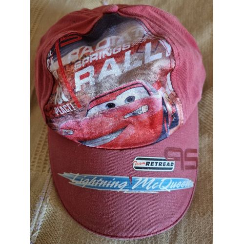 Casquette Enfant Tour De Tête 54 Rouge Disney Cars