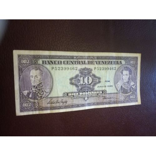 Billet Du Venezuela 10 Bolivares