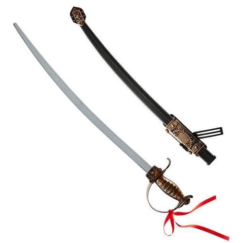 Sabre Épée Pour Déguisement De Pirate, Soldat, Officier, Avec Fourreau