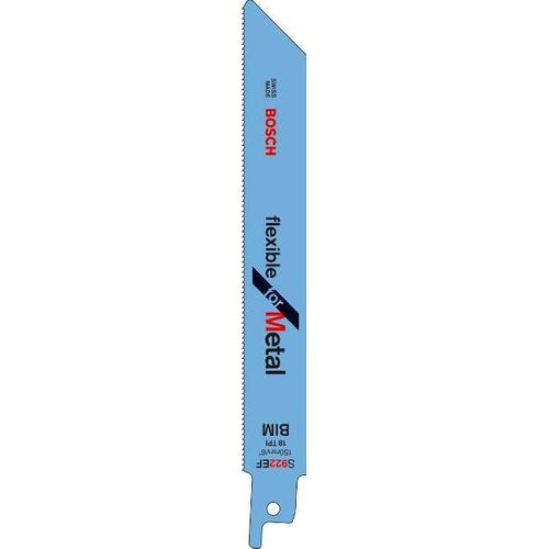 Bosch Lame de scie sabre S 922 EF Flexible for Metal - lot de 100 unités