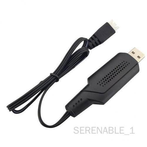 Serenable Câble De Rapide Usb 6x7.4v, Câble De De Adapté Pour H501s H501c