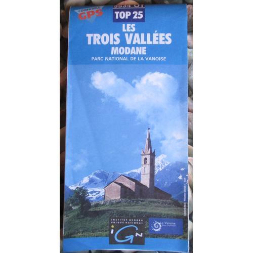 Carte Ign 3534 Ot Top 25 Les Trois Vallées
