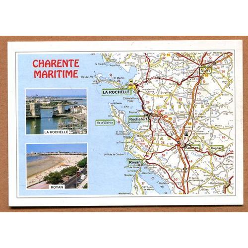 Carte Postale - Département De La Charente-Maritime - 17