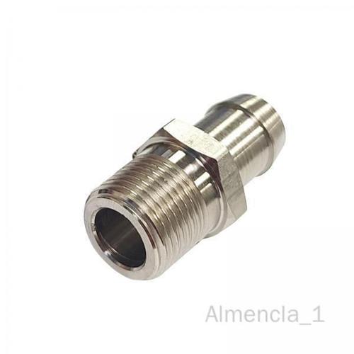 6 X 1/2" Npt À 5/8" Barb Chrome Connecteur Auto Car Accessoire Pompe À Eau