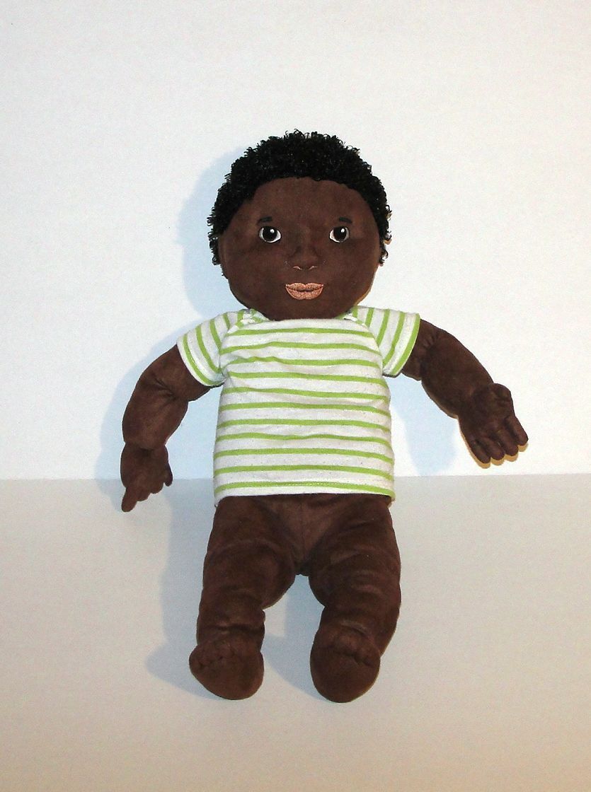 Doudou Garcon Bonhomme Africain Marron Noir Lekkamrat Ikea Vert Raye Bebe Eveil Naissance Peluche Metisse 45 Cm Rakuten