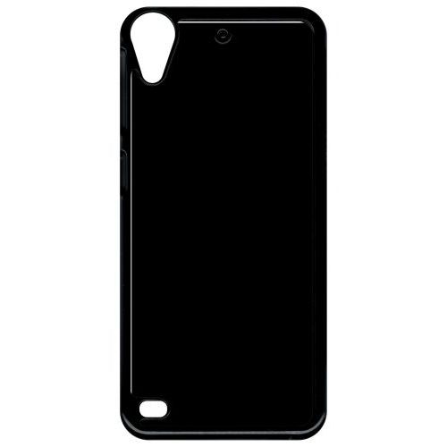 Coque Pour Smartphone - Black Is Black - Compatible Avec Htc Desire 530 - Plastique - Bord Noir