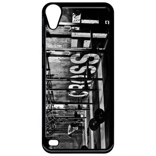 Coque Pour Smartphone - Crossfit - Compatible Avec Htc Desire 530 - Plastique - Bord Noir