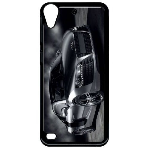Coque Pour Smartphone - R8 - Compatible Avec Htc Desire 530 - Plastique - Bord Noir