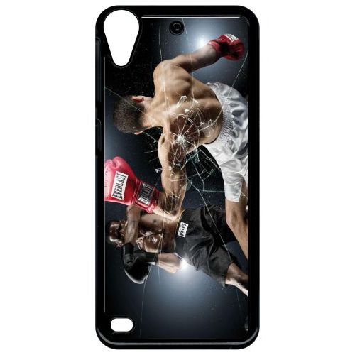 Coque Pour Smartphone - Boxe Everlast - Compatible Avec Htc Desire 530 - Plastique - Bord Noir