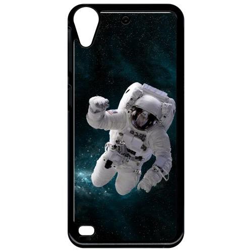 Coque Pour Smartphone - Astronaute Blue - Compatible Avec Htc Desire 530 - Plastique - Bord Noir