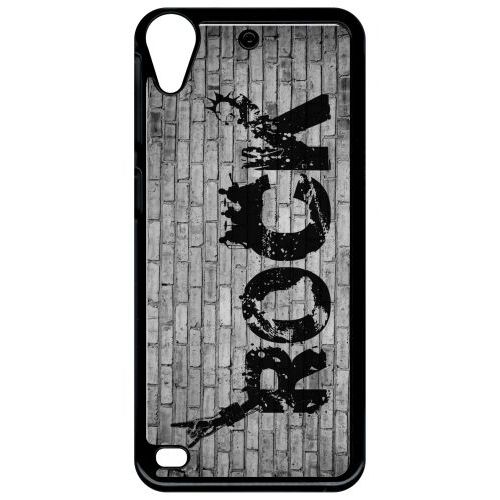 Coque Pour Smartphone - Rock Street - Compatible Avec Htc Desire 530 - Plastique - Bord Noir