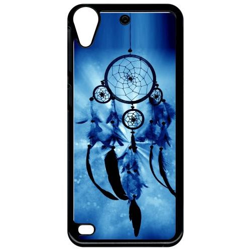 Coque Pour Smartphone - Attrape Rêve Blue - Compatible Avec Htc Desire 530 - Plastique - Bord Noir