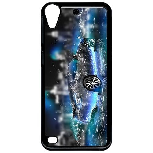 Coque Pour Smartphone - Voiture Prototype 3d Tuning Eau - Compatible Avec Htc Desire 530 - Plastique - Bord Noir