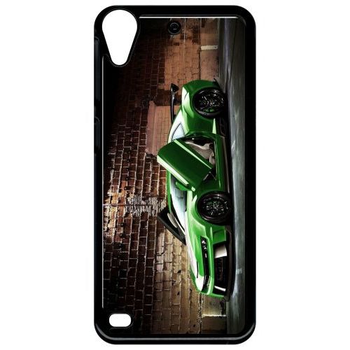 Coque Pour Smartphone - Tuning Voiture Verte Brique - Compatible Avec Htc Desire 530 - Plastique - Bord Noir