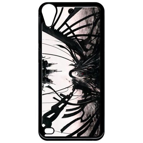 Coque Pour Smartphone - Manga Gothic World - Compatible Avec Htc Desire 530 - Plastique - Bord Noir
