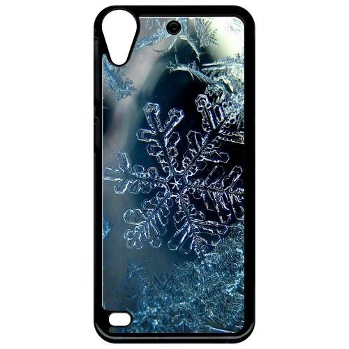 Coque Pour Smartphone - Flocon De Neige Eau - Compatible Avec Htc Desire 530 - Plastique - Bord Noir