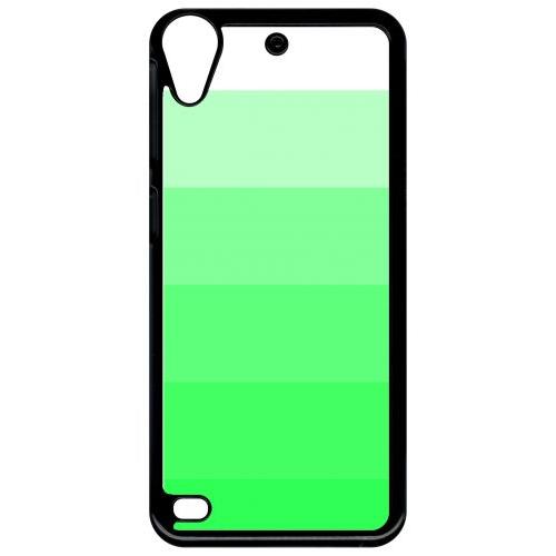 Coque Pour Smartphone - Degrad Vert Fluo - Compatible Avec Htc Desire 530 - Plastique - Bord Noir