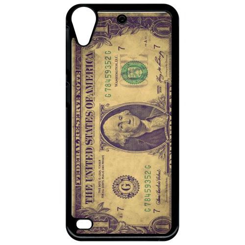 Coque Pour Smartphone - Un Dollar - Compatible Avec Htc Desire 530 - Plastique - Bord Noir