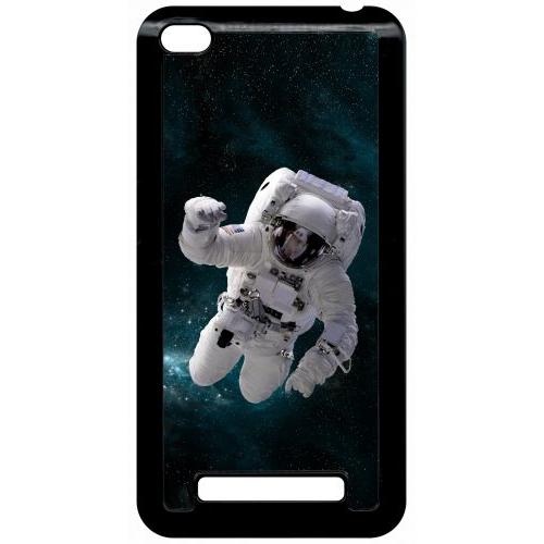 Coque Pour Smartphone - Astronaute Blue - Compatible Avec Xiaomi Redmi 4a - Plastique - Bord Noir