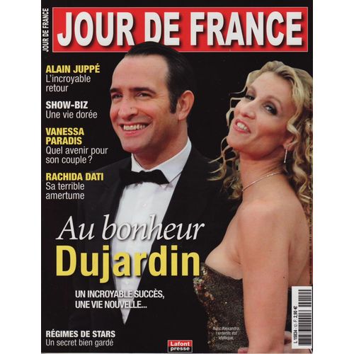 Jour De France / 02-2012 N°12 : Jean Dujardin / Alexandra Lamy (4p) - Pascal Obispo (2p)