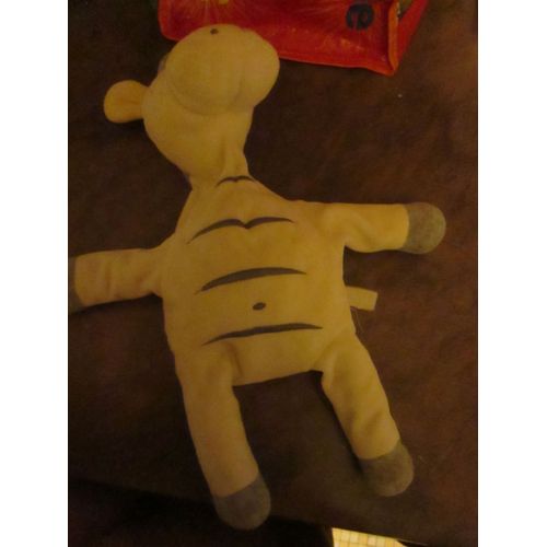 Doudou Zebre Cheval Blanc Rayé 35 Cm