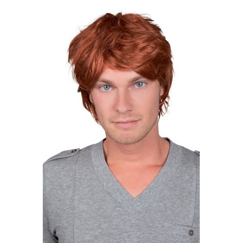 Perruque Années 70 Rousse Homme Taille Unique