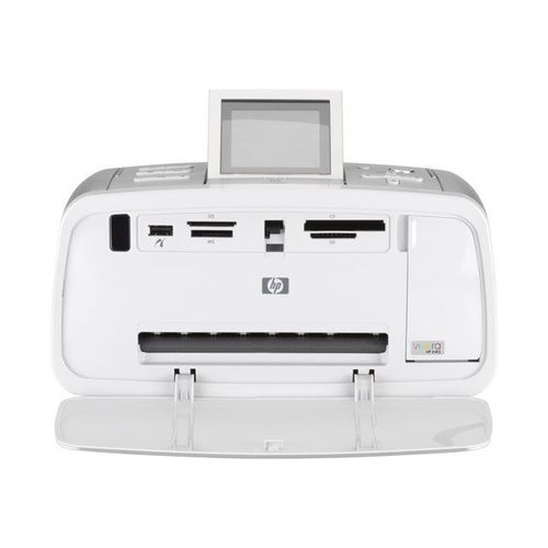 HP Photosmart 475 Compact Photo Printer - Imprimante - couleur - jet d'encre - 127 x 178 mm - 1200 ppp jusqu'à 0.75 min/page (couleur) - capacité : 20 feuilles - USB