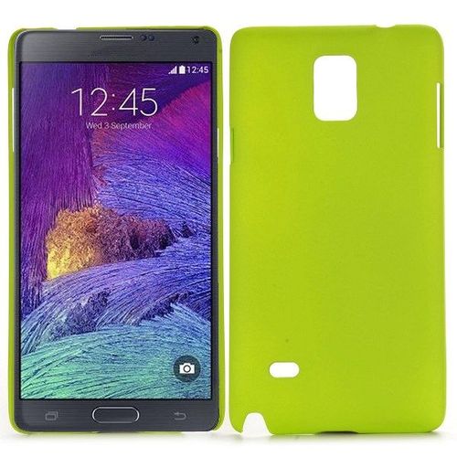 Coque Case Samsung Galaxy Note 4 Glossy Vert Silicone Souple (Tpu)