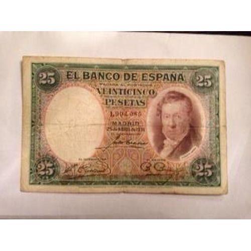 Billet 25 Pesetas 1931