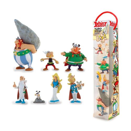 Astérix Tubo 7 Figurines Characters 4 - 10 Cm