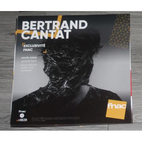 Plv 30x30cm Souple Bertrand Cantat Amor Fati Noir Desir / Magasins Fnac 2017