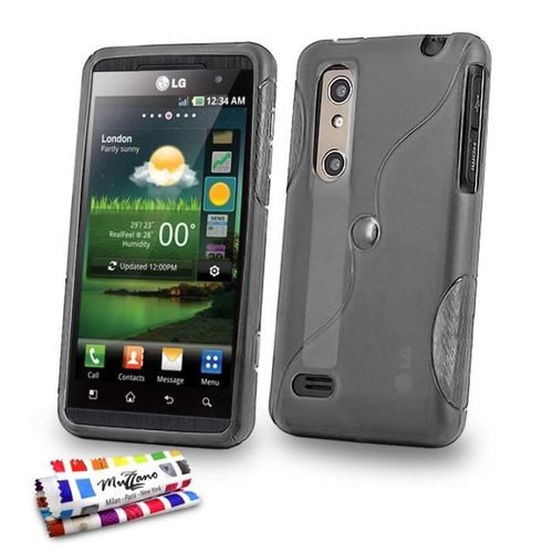 Coque Case Lg Optimus 3d / P920 Transparent "Le S" Silicone Souple (Tpu)