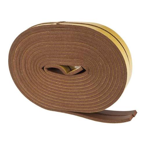 Joint PVC d'isolation 6 m x 12 mm marron