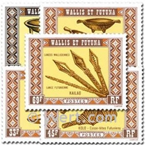 Timbre Wallis Et Futuna Postes 198 À 202