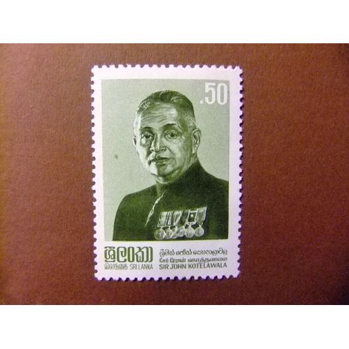 Sri Lanka (Ceilán) 1982 Sir John Kotelawala Yvert 614 ** Mnh