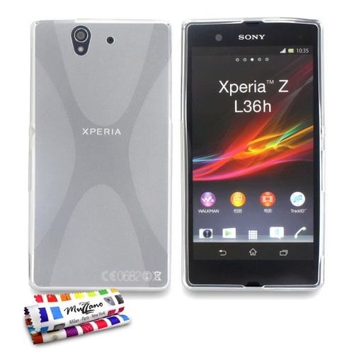Coque Case Sony Xperia Yuga Transparent "Le X" Silicone Souple (Tpu)