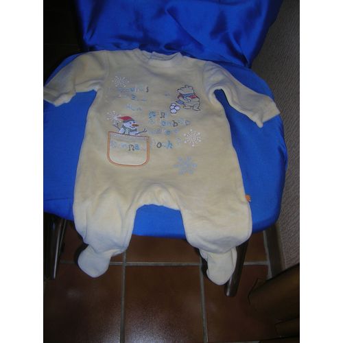 Grenouillère Disney Coton 3 Mois Jaune