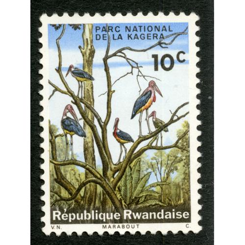 Timbre Non Oblitéré République Rwandaise, Parc National De La Kagera, 10 C