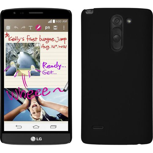 Coque Case Lg G3 Stylus Pearls Noir Silicone Rigide (Tpu)