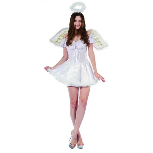 Déguisement Ange Blanc Sexy Femme - Taille: M