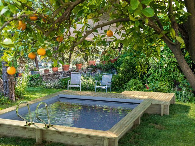 PROSWELL piscine hors-sol bois Urbaine L.2.5 x l.6 x