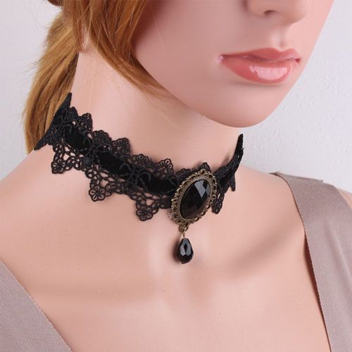 Bdsm Collier Rouge Gothique Punk Soumise Sm Collar Sex Red Gothic Slave