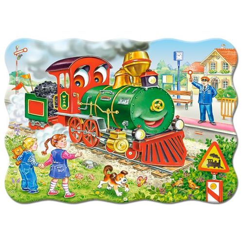 Puzzle 30 Pièces Locomotive Verte