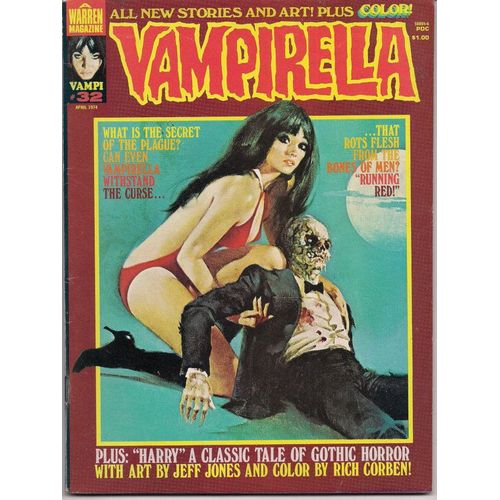 Vampirella # 32 ( V.O. 1974 Magazine) ** Jose Gonzalez, Jeff Jones ... **